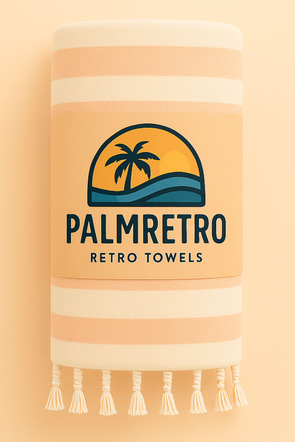 Golden Getaway – Retro Beach Towel